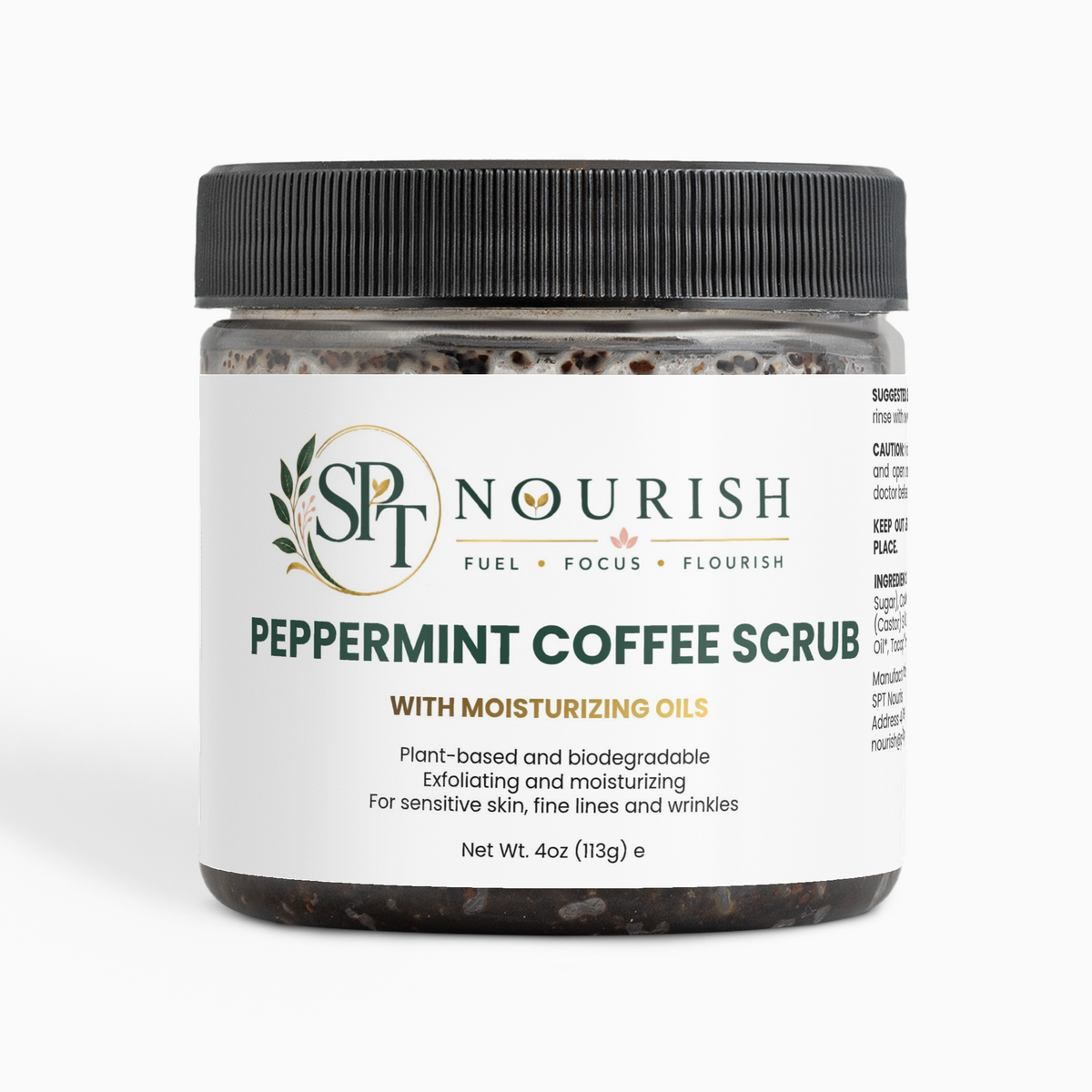 Peppermint Coffee Scrub