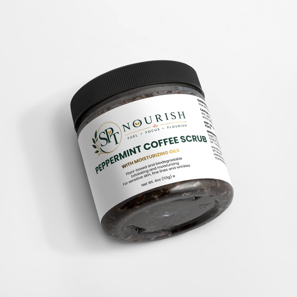 Peppermint Coffee Scrub